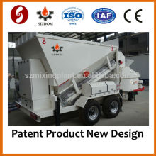 Mobile concrete mixer batching dosing machine MB1800, 20-25m3/h